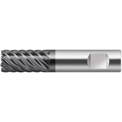 Walter-Prototyp - 8mm, 19mm LOC, 8mm Shank Diam, 63mm OAL, 6 Flute, Solid Carbide Square End Mill - TiCN Finish, 50° Helix, Right Hand Cut, Right Hand Flute, Series H3121138 - All Tool & Supply