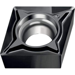 Walter - CCGT FN2 Grade WNN10 Turning Insert - TiAlN Finish, 80° Rhombic, 9.53mm Inscr Circle, 3.97mm Thick, 0.2mm Corner Radius - All Tool & Supply