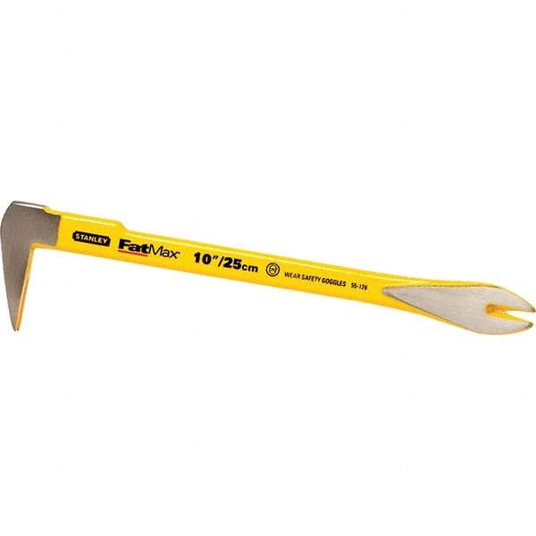 Stanley - Pry Bars Tool Type: Pry Bar Overall Length Range: Less than 12" - All Tool & Supply