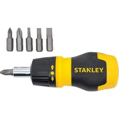 Stanley - Bit Screwdrivers Type: Multi-Bit Screwdriver Tip Type: Phillips; Slotted - All Tool & Supply