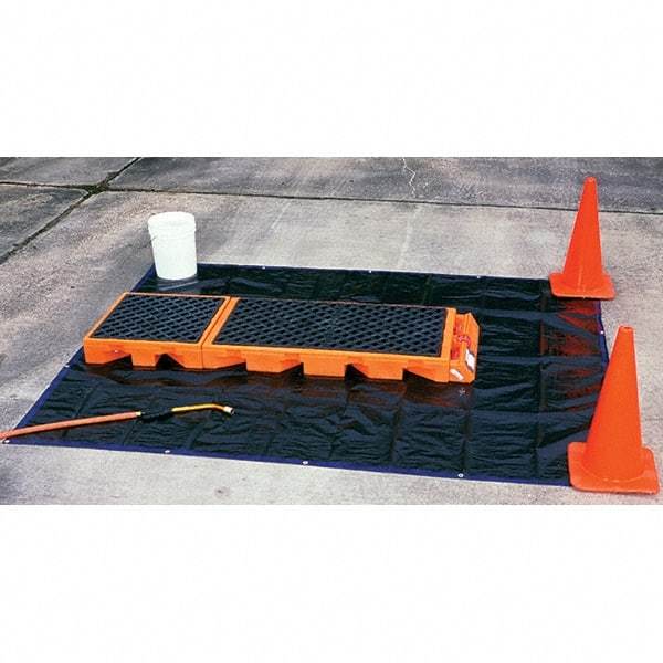 UltraTech - 99 Gal Sump, 4,500 Lb Capacity, Linear Low-Density Polyethylene Decon Deck, Non-Ambulatory - 82-1/2" Long x 25.88" Wide x 5-3/4" High - All Tool & Supply