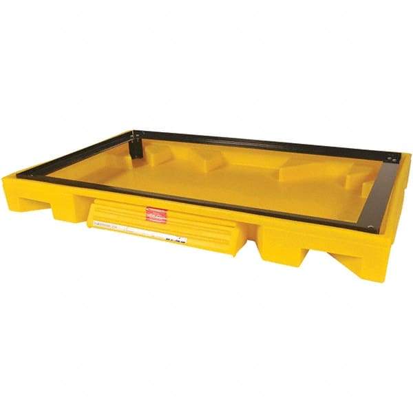 UltraTech - 111 Gal Sump, 3,000 Lb Capacity, 2 Drum, Polyethylene Safety Cabinet Bladder System - 63" Long x 38.5" Wide x 6-1/4" High - All Tool & Supply