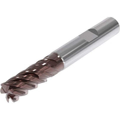 Seco - 10mm, 5 Flute, Single End, Solid Carbide, 2mm Corner Radius End Mill - 89mm OAL, 48° Helix, Right Hand Flute, 40mm LOC, Right Hand Cut, 47mm Extended Reach - All Tool & Supply