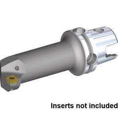 Kennametal - Right Hand Cut, 50mm Min Bore Diam, Size KM4X63 Steel Modular Boring Cutting Unit Head - 114.05mm Max Bore Depth, Through Coolant, Compatible with CC.. 432, CC.. 120408 - All Tool & Supply