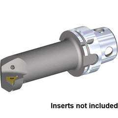 Kennametal - Left Hand Cut, 50mm Min Bore Diam, Size KM4X63 Steel Modular Boring Cutting Unit Head - 114.05mm Max Bore Depth, Through Coolant, Compatible with TC.. 16T308, TC.. 3252 - All Tool & Supply