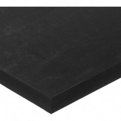 Value Collection - 12" Long, 12" Wide, Viton Rubber Foam Sheet - 75A Durometer, Black, -10 to 400°F, 1,000 psi Tensile Strength, High Temp Adhesive Backing - All Tool & Supply