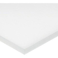 Value Collection - 1/32" Thick x 1' Wide x 1' Long, ePTFE Sheet - White, General Purpose Grade - All Tool & Supply