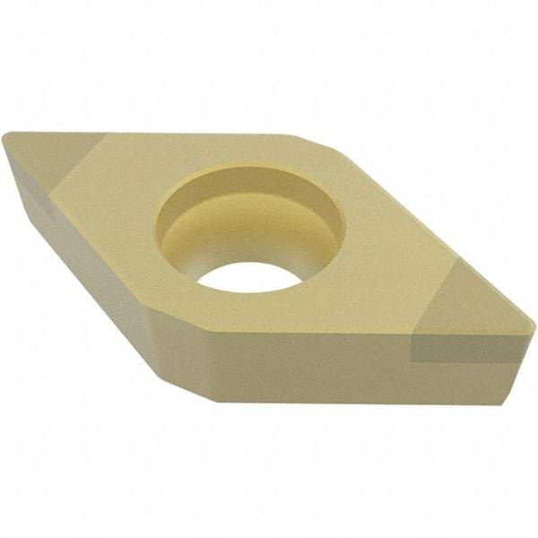 Seco - DCGW32.51 Grade CH3515 PCBN Turning Insert - TiAlN Finish, Diamond, 0.38" Inscr Circle, 3.97mm Thick, 0.02" Corner Radius - All Tool & Supply