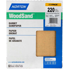 Norton - Sanding Sheets Abrasive Material: Garnet Grade: Very Fine - All Tool & Supply