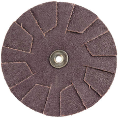 Norton - Slotted Overlap Discs Abrasive Type: Coated Overlap Disc Type: Inward - All Tool & Supply