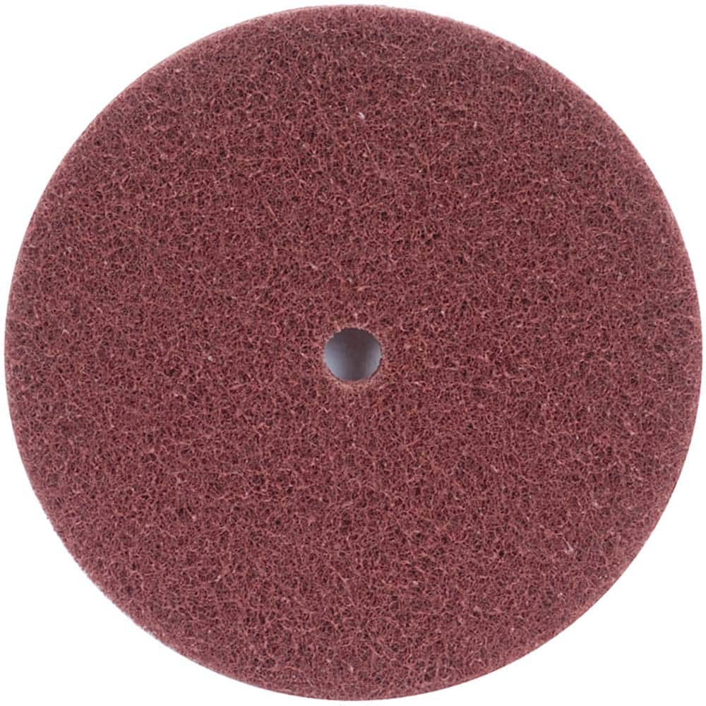 Fiber Disc: 1/2″ Hole, Aluminum Oxide Very Fine Grade, Maroon