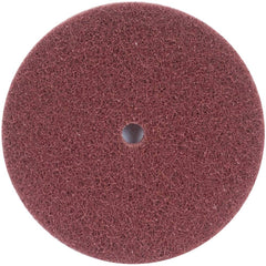 Fiber Disc: 1/2″ Hole, Aluminum Oxide Very Fine Grade, Maroon