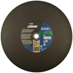 Norton - 12 x 1/8, 1" Hole 24 Grit Silicon Carbide Cutoff Wheel - All Tool & Supply