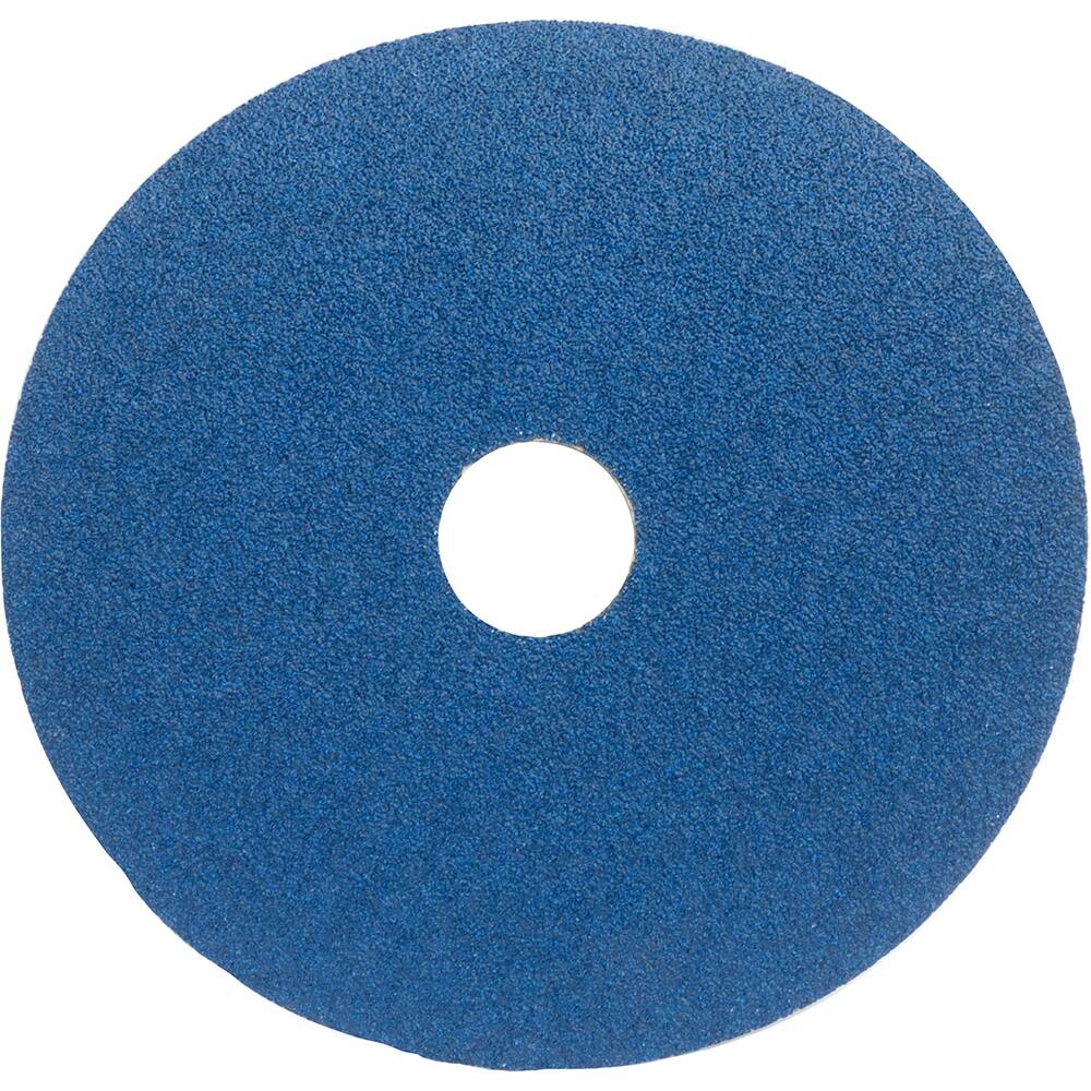 Norton - 5" Diam, 7/8" Hole, 36 Grit Zirconia Alumina Fiber Disc - Exact Industrial Supply