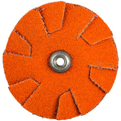 Norton - Slotted Overlap Discs Abrasive Type: Coated Overlap Disc Type: Inward - All Tool & Supply