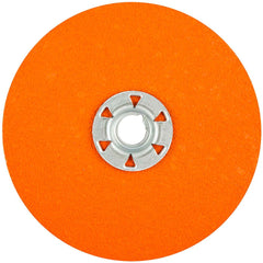 Norton - 5" Diam, 5/8" Hole, 60 Grit Ceramic Alumina Fiber Disc - All Tool & Supply