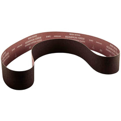 Norton - 4" Wide x 36" OAL, 80 Grit, Aluminum Oxide Abrasive Belt - All Tool & Supply