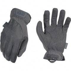 Mechanix Wear - Size 2XL Work Gloves - For Mechanic's & Lifting, Uncoated, Elastic Band Cuff, Full Fingered, Gray, Paired - All Tool & Supply