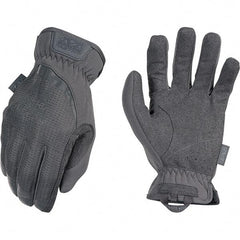 Mechanix Wear - Size S Work Gloves - For Mechanic's & Lifting, Uncoated, Elastic Band Cuff, Full Fingered, Gray, Paired - All Tool & Supply