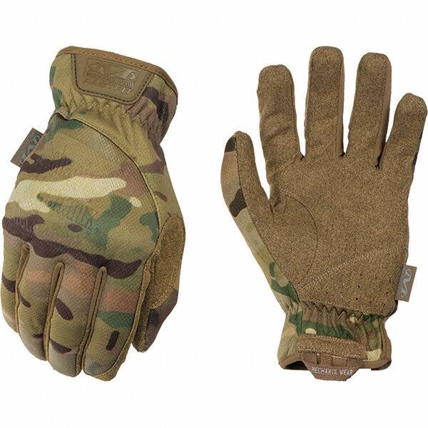 Mechanix Wear - Size 2XL Work Gloves - For Mechanic's & Lifting, Uncoated, Elastic Band Cuff, Full Fingered, Camouflage, Paired - All Tool & Supply