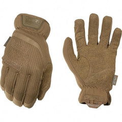 Mechanix Wear - Size 2XL Work Gloves - For Mechanic's & Lifting, Uncoated, Elastic Band Cuff, Full Fingered, Tan, Paired - All Tool & Supply