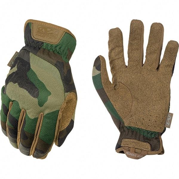 Mechanix Wear - Size 2XL Work Gloves - For Mechanic's & Lifting, Uncoated, Elastic Band Cuff, Full Fingered, Camouflage, Paired - All Tool & Supply