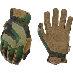 Mechanix Wear - Size 2XL Work Gloves - For Mechanic's & Lifting, Uncoated, Elastic Band Cuff, Full Fingered, Camouflage, Paired - All Tool & Supply