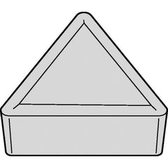 Kennametal - TPMR221 NONE Grade KCP25B Carbide Turning Insert - TiOCN Finish, 60° Triangle, 1/4" Inscr Circle, 1/8" Thick, 1/64" Corner Radius - All Tool & Supply