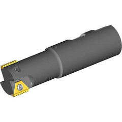 Vargus - 1.024" Cut Diam, 1.81" Max Depth of Cut, 1" Shank Diam, Internal/External Indexable Thread Mill - Insert Style 3B, 3/8" Insert Size, 2 Inserts, Toolholder Style BTM2C, 4.134" OAL - All Tool & Supply