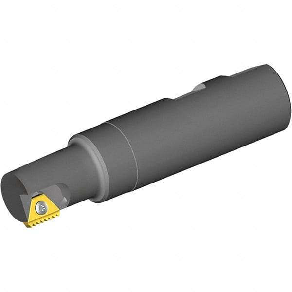 Vargus - 0.748" Cut Diam, 1.14" Max Depth of Cut, 3/4" Shank Diam, Internal/External Indexable Thread Mill - Insert Style 3B, 3/8" Insert Size, 1 Insert, Toolholder Style BTMNC, 3.268" OAL - All Tool & Supply