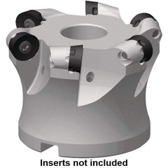 Kennametal - 26.11mm Cut Diam, 6mm Max Depth, 1/2" Arbor Hole, 4 Inserts, RP..1204 Insert Style, Indexable Copy Face Mill - 7713VR12 Cutter Style, 35,000 Max RPM, 40mm High, Through Coolant, Series 7713 - All Tool & Supply