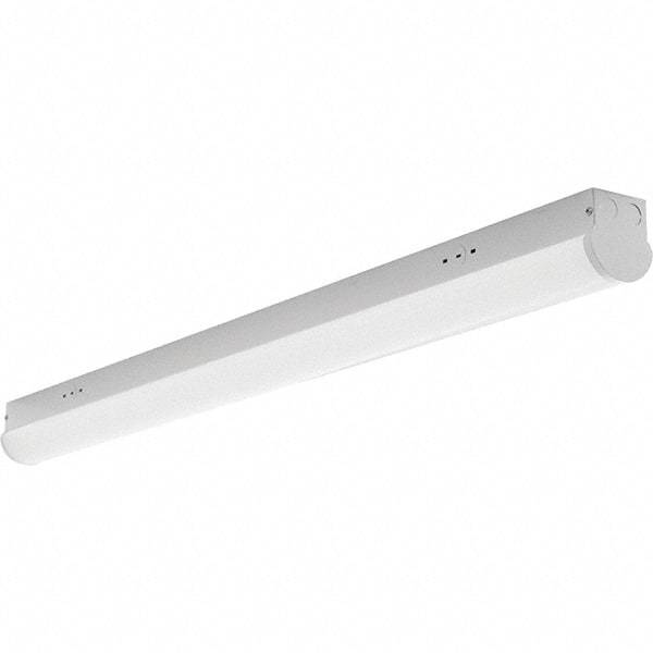 Eiko Global - 1 Lamp, 32 Watt, 4,200 Lumen, LED Strip Light - Surface Mounted, 120 to 277 Volt, 4' Long x 3.35" Wide x 3.56" High - All Tool & Supply