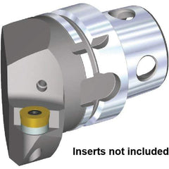 Kennametal - Insert Style RC.. 1605M0, 70mm Head Length, Right Hand Cut, Internal/External Modular Threading Cutting Unit Head - System Size KM4X63, 43mm Center to Cutting Edge, Series KM4X - All Tool & Supply