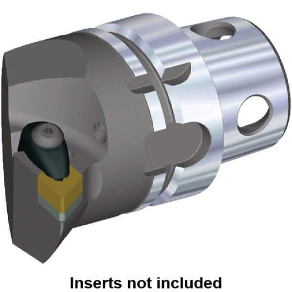 Kennametal - Insert Style DN.. 432, DN..150408, 70mm Head Length, Right Hand Cut, Internal/External Modular Threading Cutting Unit Head - System Size KM4X63, 43mm Center to Cutting Edge, Series Kenclamp - All Tool & Supply