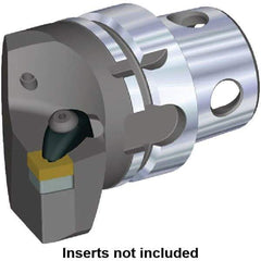 Kennametal - Insert Style SN.. 120408, SN.. 432, 70mm Head Length, Left Hand Cut, Internal/External Modular Threading Cutting Unit Head - System Size KM4X63, 38mm Center to Cutting Edge, Series Kenclamp - All Tool & Supply