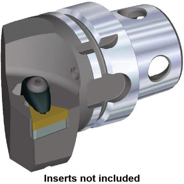 Kennametal - Insert Style TN.. 220408, TN.. 432, 70mm Head Length, Left Hand Cut, Internal/External Modular Threading Cutting Unit Head - System Size KM4X63, 43mm Center to Cutting Edge, Series Kenclamp - All Tool & Supply