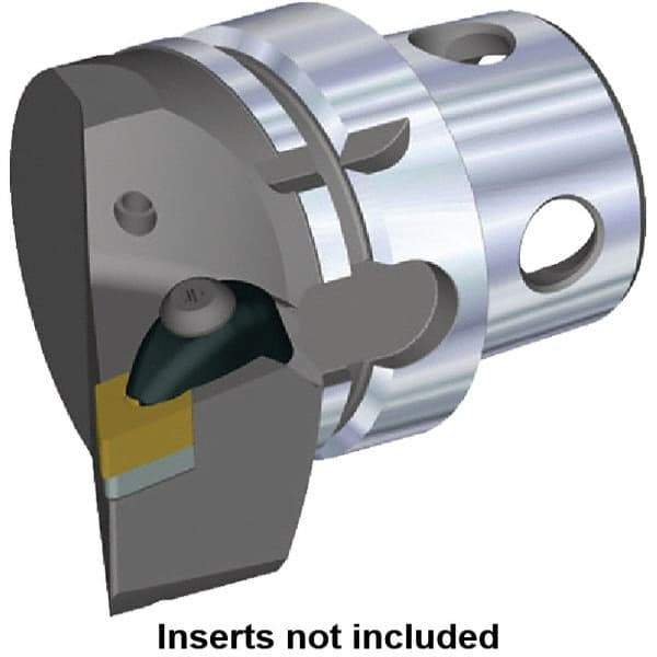 Kennametal - Insert Style DN.. 432, DN..150408, 70mm Head Length, Left Hand Cut, Internal/External Modular Threading Cutting Unit Head - System Size KM4X63, 43mm Center to Cutting Edge, Series Kenclamp - All Tool & Supply