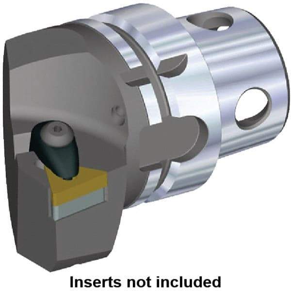 Kennametal - Insert Style TN.. 220408, TN.. 432, 70mm Head Length, Left Hand Cut, Internal/External Modular Threading Cutting Unit Head - System Size KM4X63, 43mm Center to Cutting Edge, Series Kenclamp - All Tool & Supply