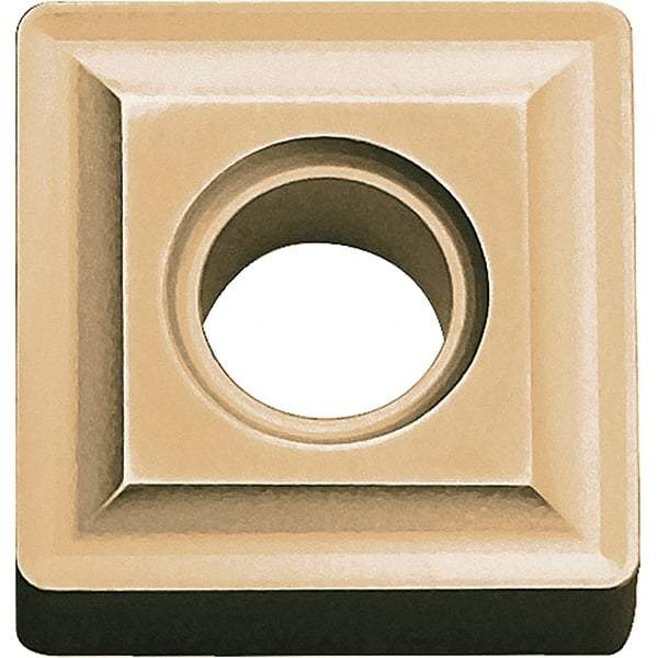 Kyocera - SNMG321 Grade CA025P Carbide Turning Insert - TiCN/Al2O3/TiN Finish, 90° Square, 3/8" Inscr Circle, 1/8" Thick, 1/64" Corner Radius - All Tool & Supply