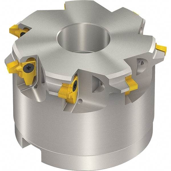 Vargus - 48mm Cut Diam, 300mm Max Hole Depth, 22mm Shank Diam, Internal/External Indexable Thread Mill - Insert Style 3LI, 3/8" Insert Size, 5 Inserts, Toolholder Style TM SC-D, 40mm OAL - All Tool & Supply