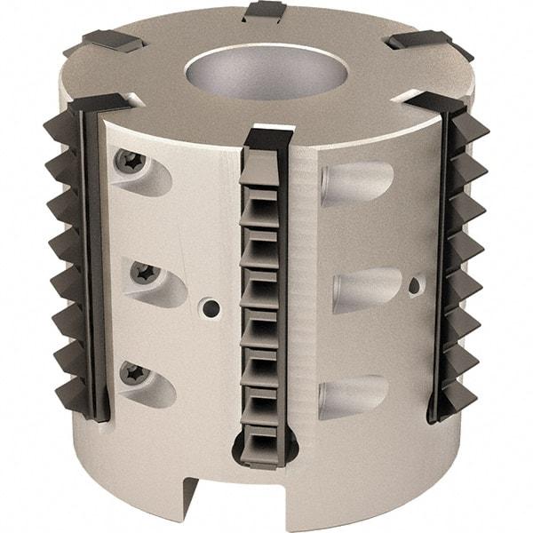 Vargus - 57.94mm Cut Diam, 200mm Max Hole Depth, 27mm Shank Diam, Internal/External Indexable Thread Mill - Insert Style R41, 6 Inserts, Toolholder Style RTMC-D, 50mm OAL - All Tool & Supply