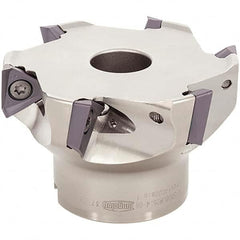 Tungaloy - 4" Cut Diam, 1-1/2" Arbor Hole Diam, Indexable Square-Shoulder Face Mill - All Tool & Supply