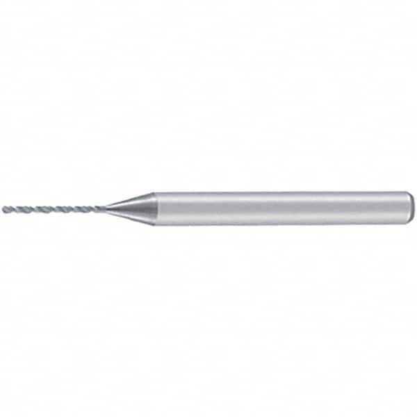 Tungaloy - 0.2mm, 140° Point, Solid Carbide Micro Drill Bit - All Tool & Supply