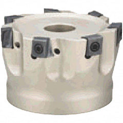 Tungaloy - 100mm Cut Diam, 1-1/4" Arbor Hole Diam, Indexable Square-Shoulder Face Mill - All Tool & Supply