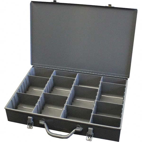 Durham - Adjustable Compartment Gray Small Parts Compartment Box - All Tool & Supply