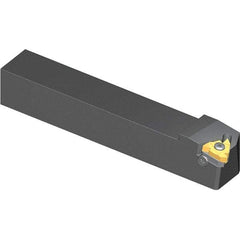 Vargus - External Thread, Left Hand Cut, 20mm Shank Width x 20mm Shank Height Indexable Threading Toolholder - 128.6mm OAL, 3EL Insert Compatibility, AL Toolholder, Series Standard - All Tool & Supply