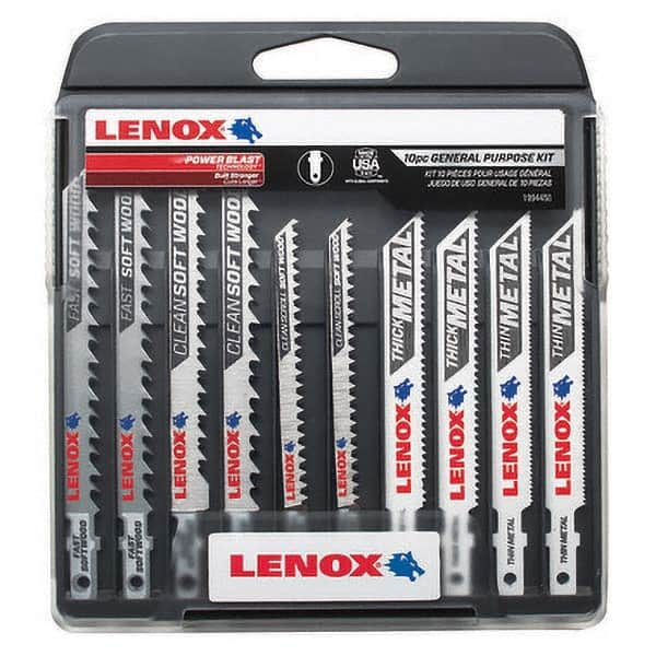 Lenox - Jig Saw Blade Sets Blade Material: Bi-Metal Minimum Blade Length (Inch): 3-5/8 - All Tool & Supply