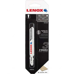 Lenox - Jig Saw Blades Blade Material: Bi-Metal Blade Length (Inch): 3-1/2 - All Tool & Supply