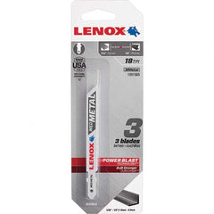 Lenox - Jig Saw Blades Blade Material: Bi-Metal Blade Length (Inch): 3-5/8 - All Tool & Supply