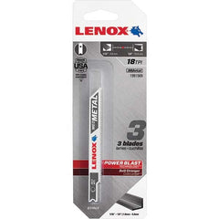 Lenox - Jig Saw Blades Blade Material: Bi-Metal Blade Length (Inch): 3-5/8 - All Tool & Supply